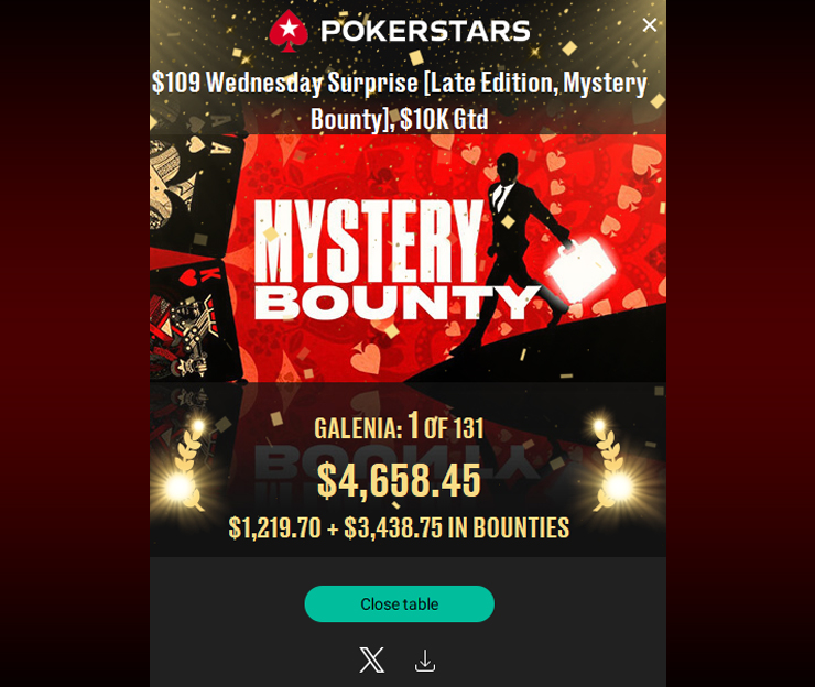 В турнире на PokerStars Игорь S9IDYnaLiL[O выиграл $4,5к
