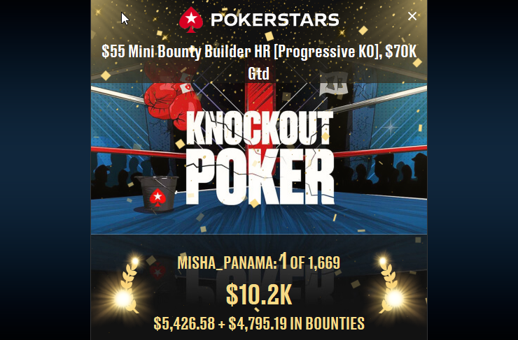 ​​Студент Михаил Misha_Panama - $10к за победу на PokerStars.