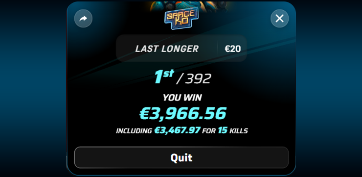 Первое место у бакалавра Андрея vr13 - €3.9k евро