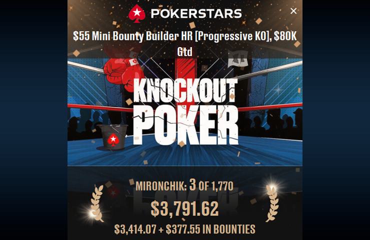 Дмитрий mironets - $3.7k за 3 место