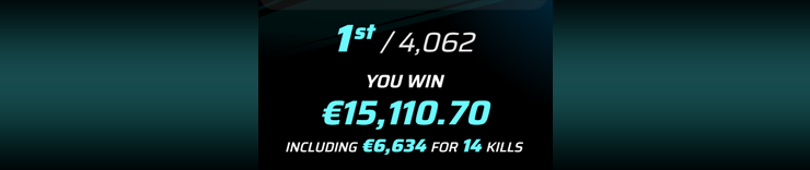 Самый заметный результат у бакалавра Артема sauvage616 - €15.1k за победу на Winamax.