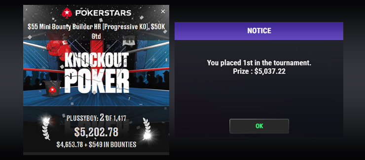Преподаватель и бакалавр Марк plussyboy выиграл турнир на ACR и получил $5k. А еще - $5.2k за второе место в турнире на PokerStars.